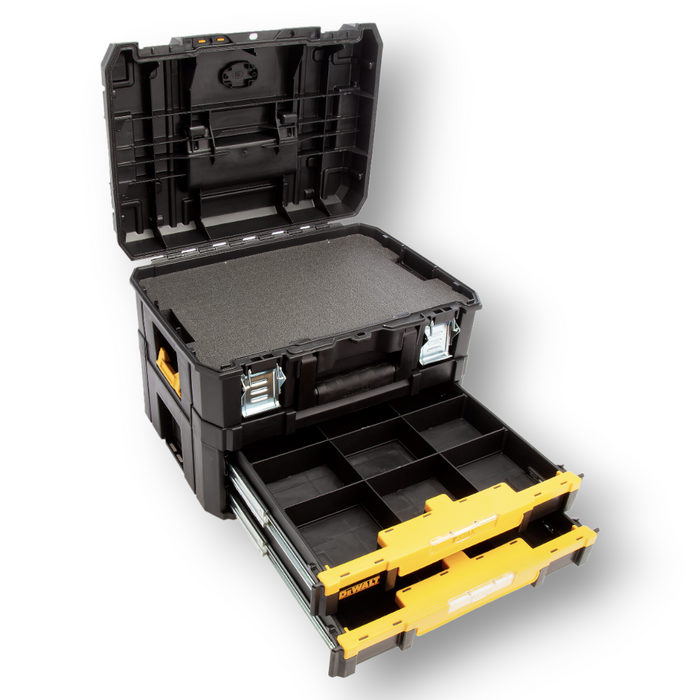 DEWALT HEAVY DUTY TOOL BOX TSTAK II COMBO KIT TOOL BOX DWST83395 1 acthardware.store