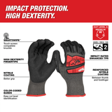 MILWAUKEE 48-73-8151 Impact Cut Level 5 Nitrile Dipped Gloves – L Size