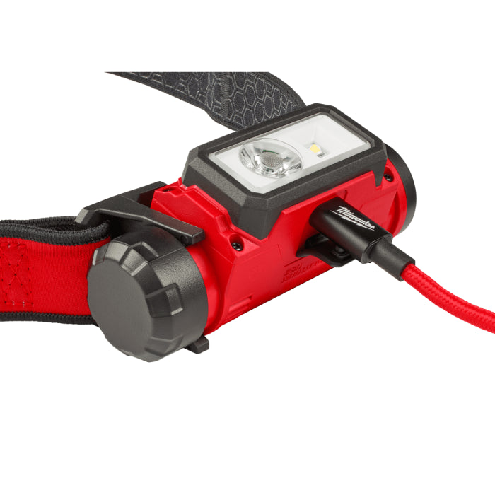 MILWAUKEE L4 HL2-301 ASIA L4 B3 600 Max Lumens USB Rechargeable Hard Hat Headlamp