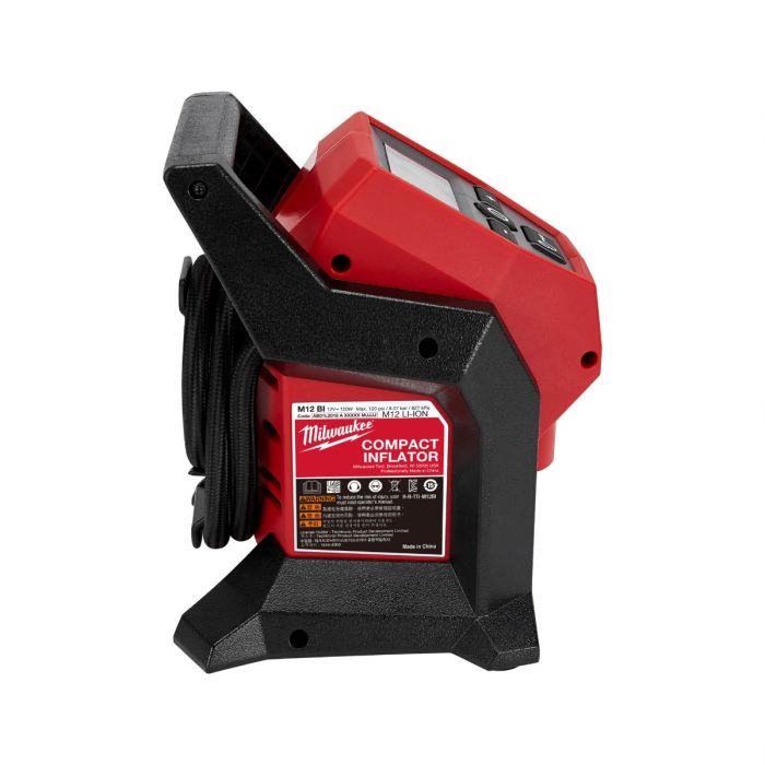 MILWAUKEE M12 BI-0 APJ M12™ Sub Compact 8.27 Bar / 120PSI Inflator (BARE UNIT)