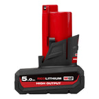 MILWAUKEE M12 HB5 ASIA, M12™ HIGH OUTPUT™ 5.0Ah Battery