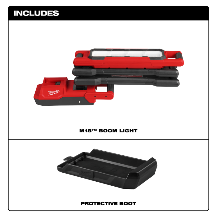 MILWAUKEE M18 ABL-0 APJ, M18™ 2500 Max Lumens Boom Light (BARE UNIT)