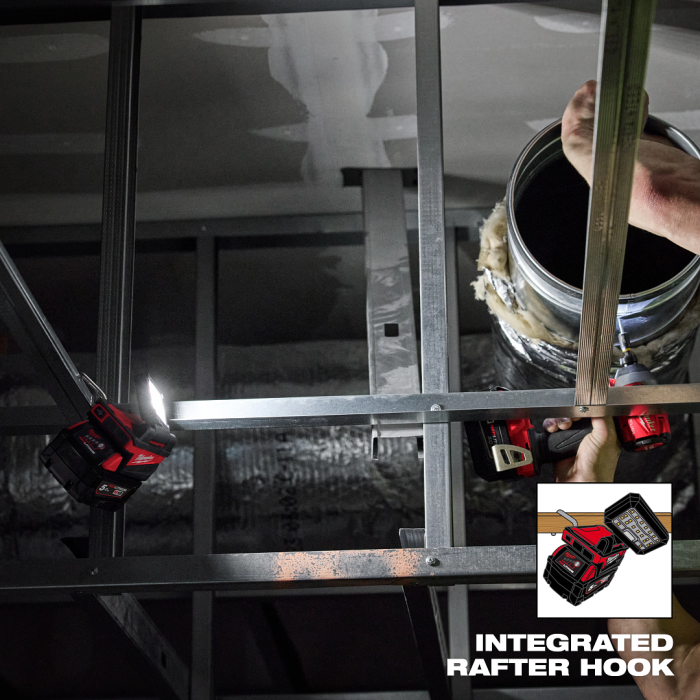 MILWAUKEE M18 ALIS-0 APJ,M18™ 1000 Max Lumens Service Area Light (BARE UNIT)