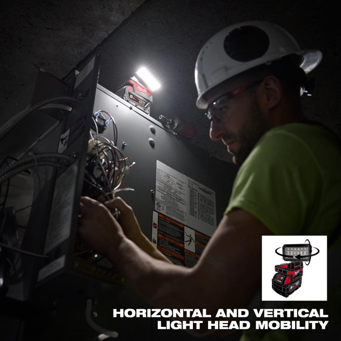 MILWAUKEE M18 ALIS-0 APJ,M18™ 1000 Max Lumens Service Area Light (BARE UNIT)