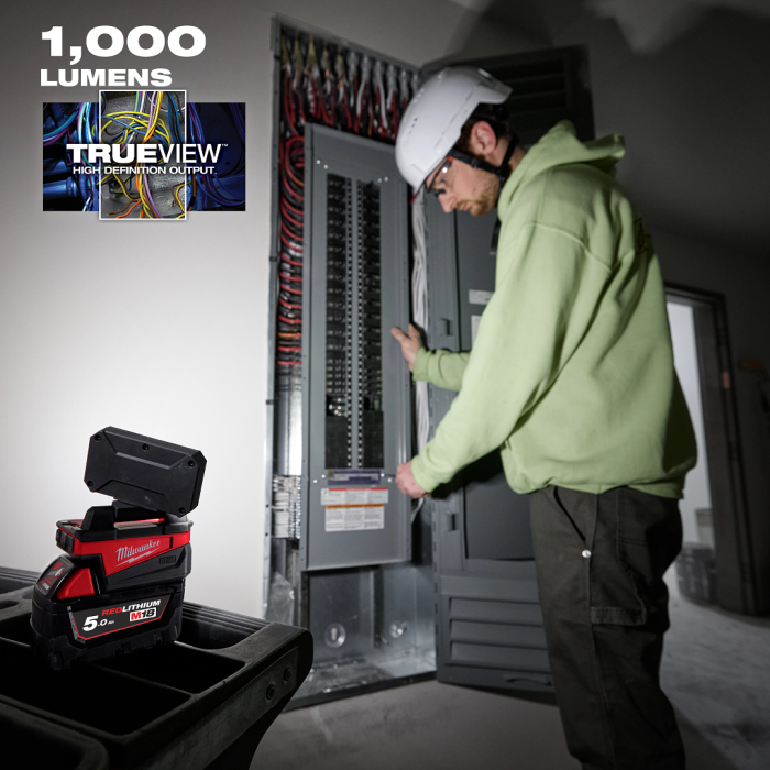 MILWAUKEE M18 ALIS-0 APJ,M18™ 1000 Max Lumens Service Area Light (BARE UNIT)