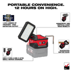MILWAUKEE M18 ALIS-0 APJ,M18™ 1000 Max Lumens Service Area Light (BARE UNIT)