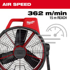 MILWAUKEE M18 ARFHP-0 APJ M18™ High Velocity Air Fan (BARE UNIT)