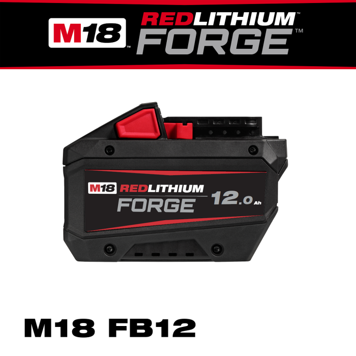 MILWAUKEE M18 FB12 ASIA , M18™ FORGE™ 12.0Ah Battery