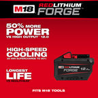 MILWAUKEE M18 FB12 ASIA , M18™ FORGE™ 12.0Ah Battery