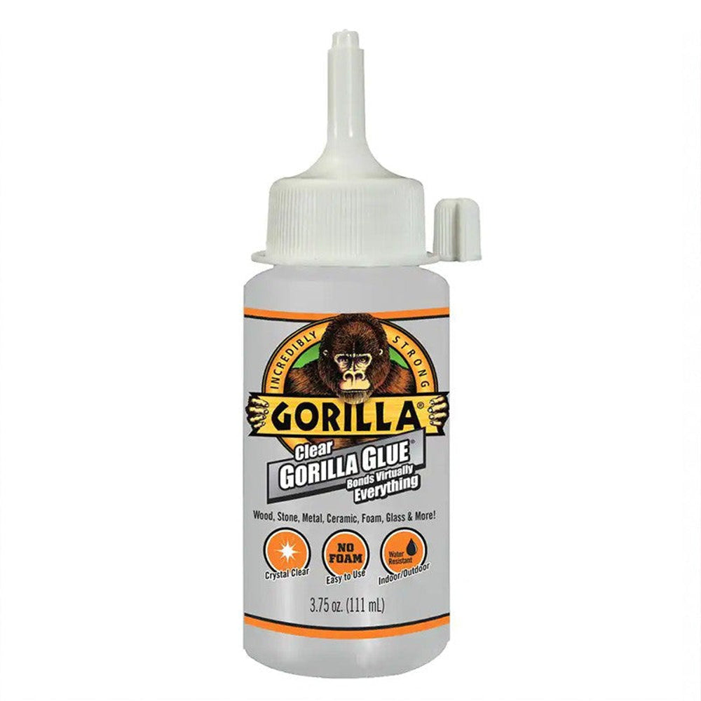 Gorilla Clear Glue, Water Resistant, Crystal Clear, 51ml / 111ml / 170ml