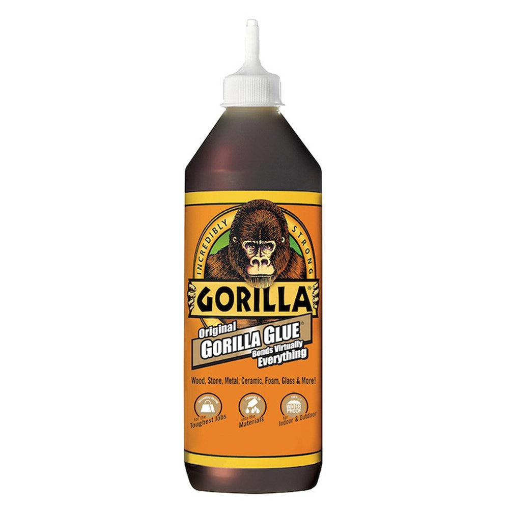 Gorilla Original Glue, Waterproof Polyurethane, Brown, 59ml to 1.06L