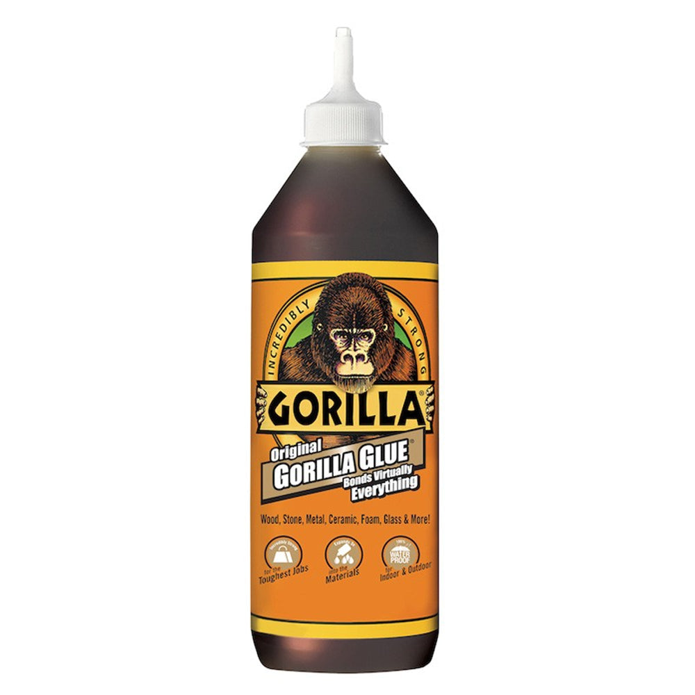 Gorilla Original Glue, Waterproof Polyurethane, Brown, 59ml to 1.06L