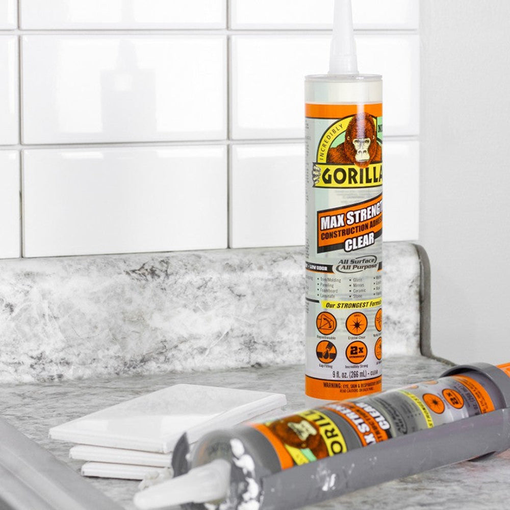 Gorilla Max Strength Construction Adhesive Clear, 74ml Secondary image