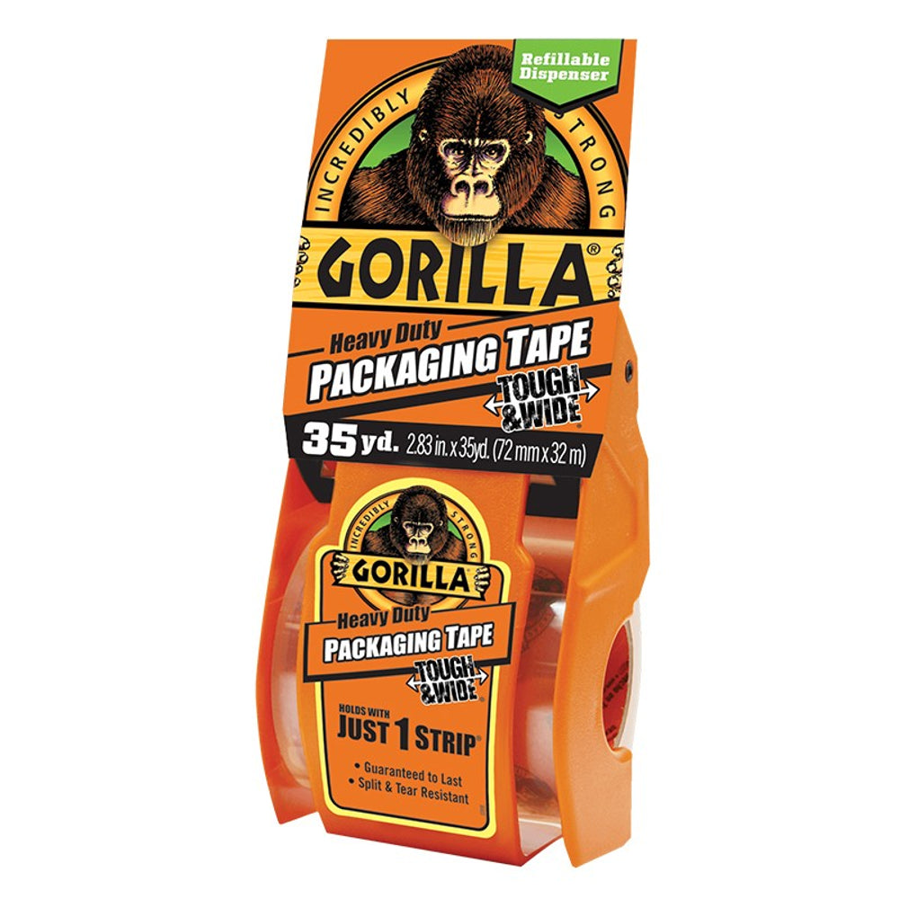 Gorilla Heavy Duty Packaging Tape Tough & Wide, 2.83" x 20 / 35 Yards Secondary image