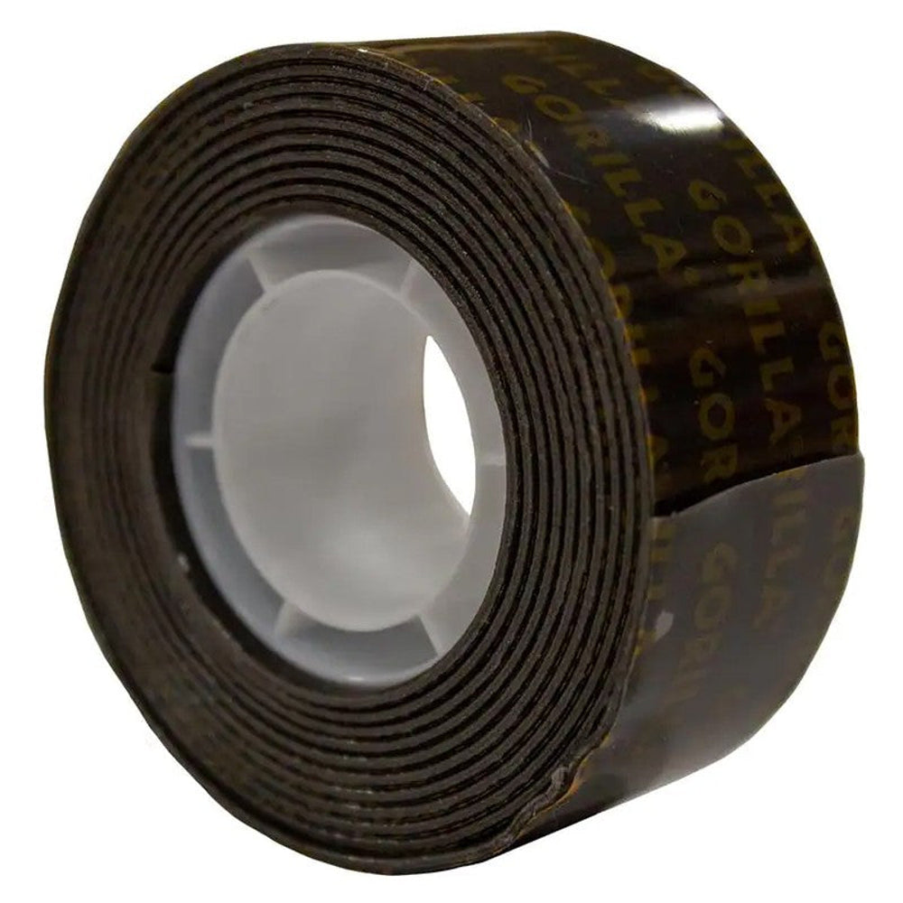 Gorilla Heavy Duty Black Mounting Tape, 1" x 60" / 120"