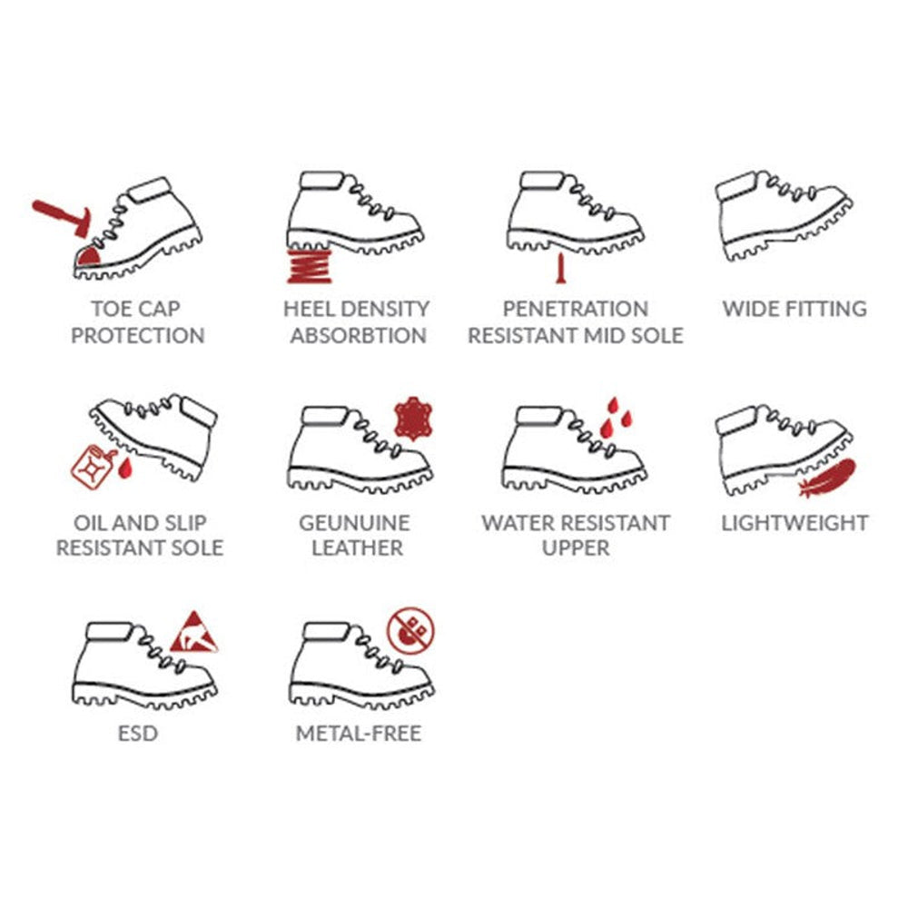 AcesafeT STOUT 19608A Safety Shoe
