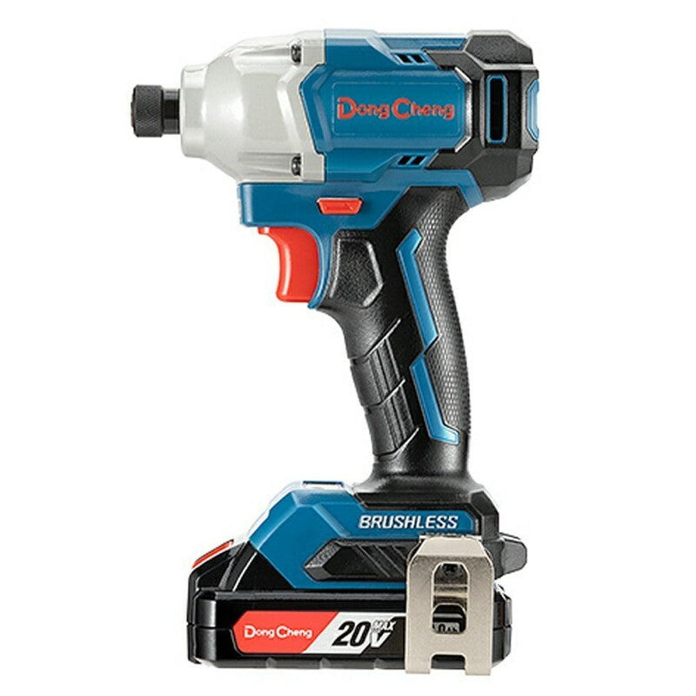 Dongcheng DCPL03-14EM 20V Max Brushless 1/4in Cordless Impact Driver Kit Secondary image