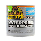 Gorilla Waterproof Patch & Seal Tape Clear, 4" x 8ft