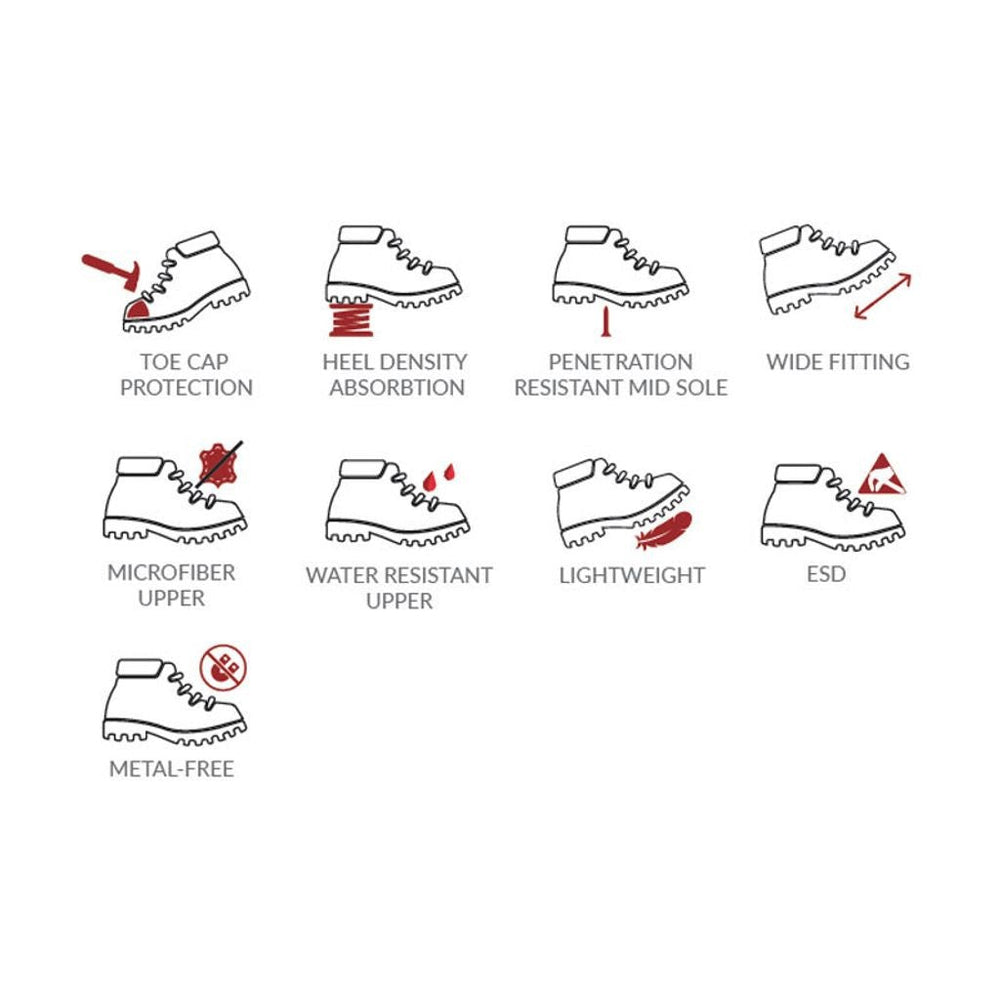AcesafeT PISTON 19607 Slip-On Safety Shoe