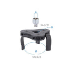 King Tony 9AE42 3-Leg Oil Filter Wrench