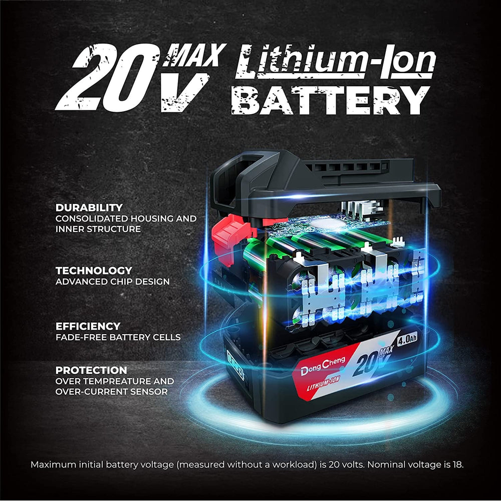 Dongcheng FFBL2060 20V Lithium-ion 6.0Ah Battery Pack
