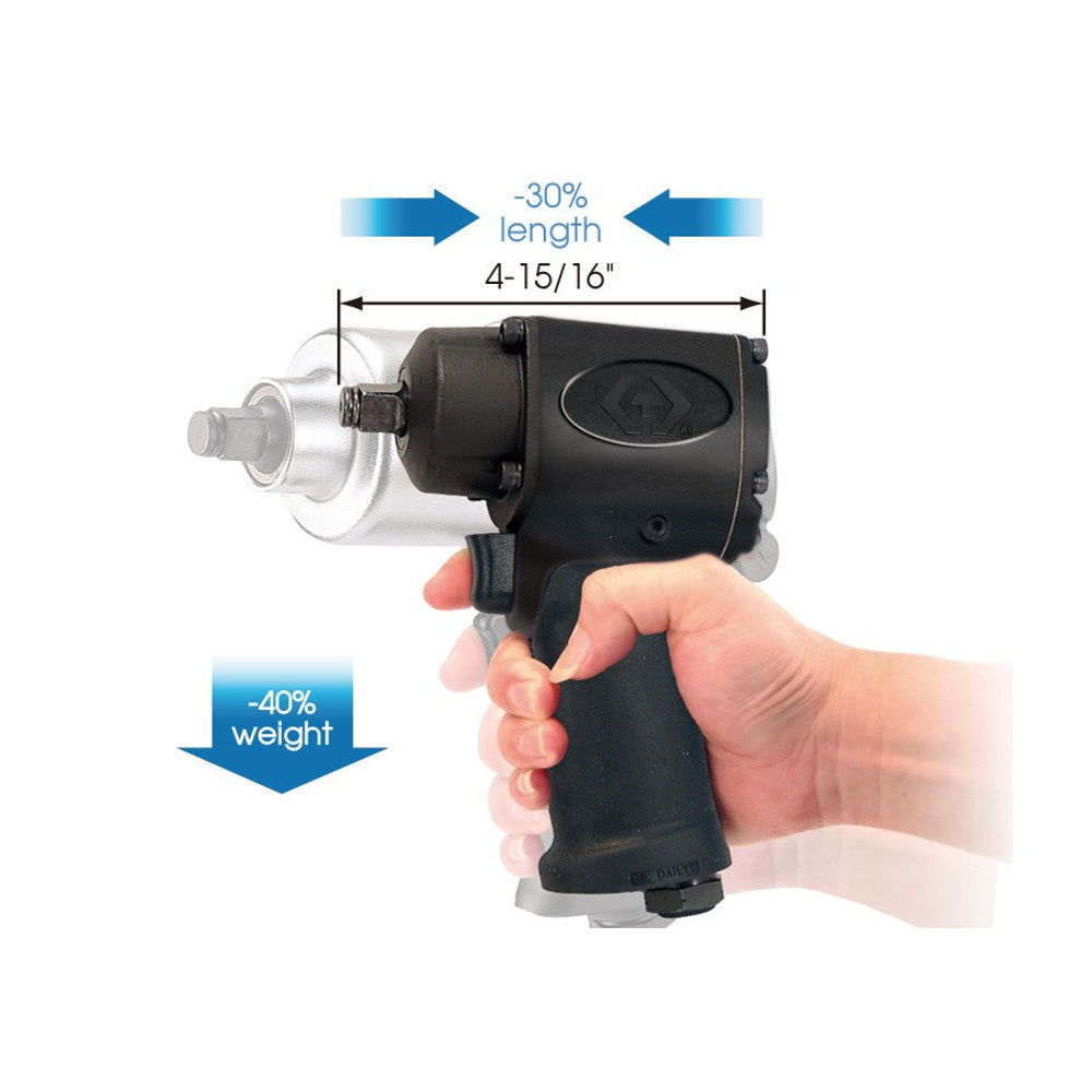King Tony 33451-045 1/2 inch Mini Air Impact Wrench