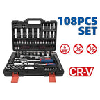 Dongcheng D034302 108 Pieces CR-V Socket Set