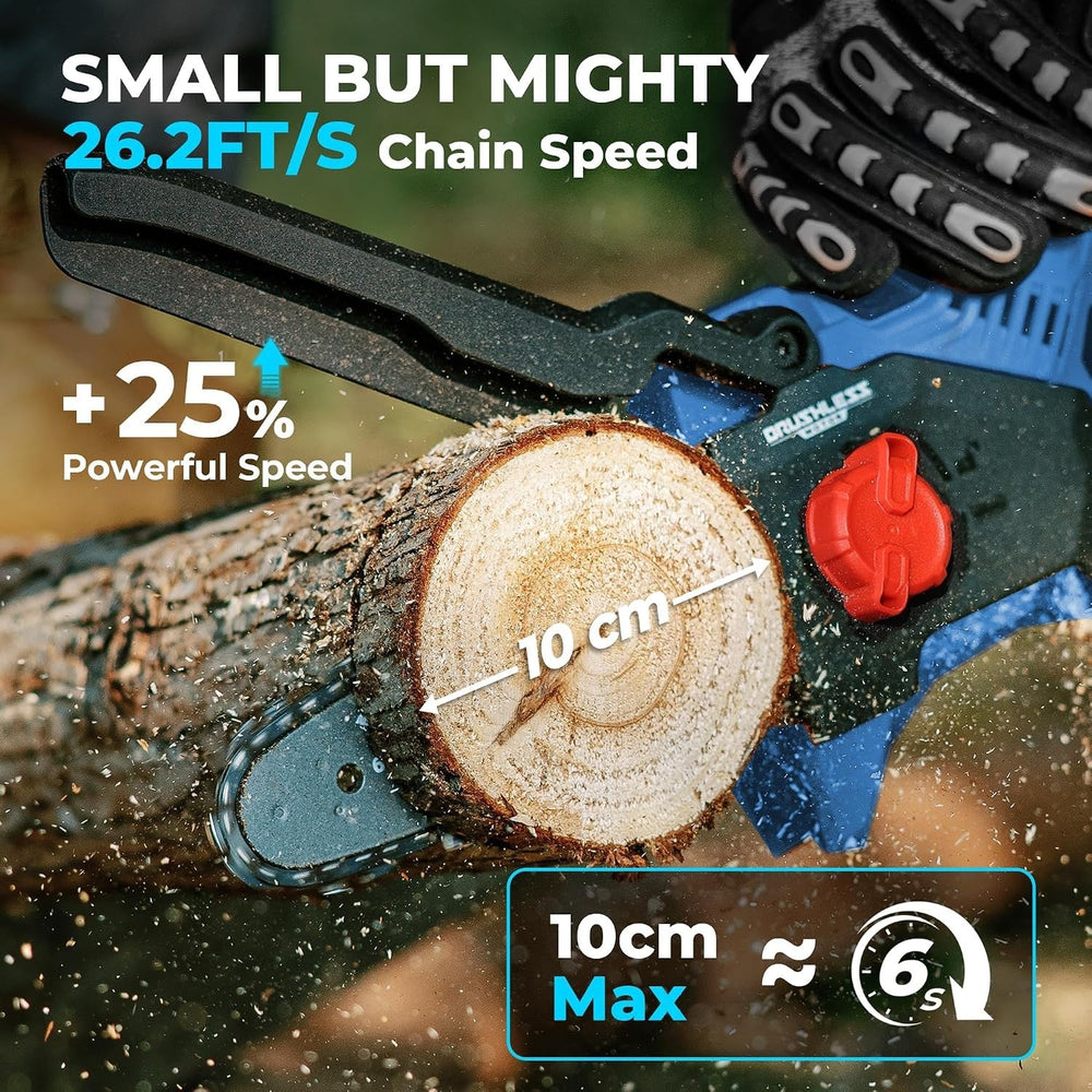 Dongcheng DCCS20061 20V Brushless Mini Cordless Chainsaw