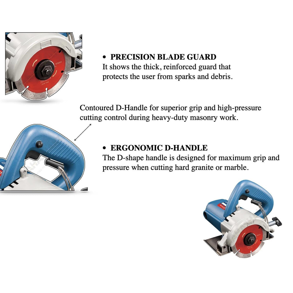 Dongcheng DZE02-110 1240W Corded 110mm Marble Cutter