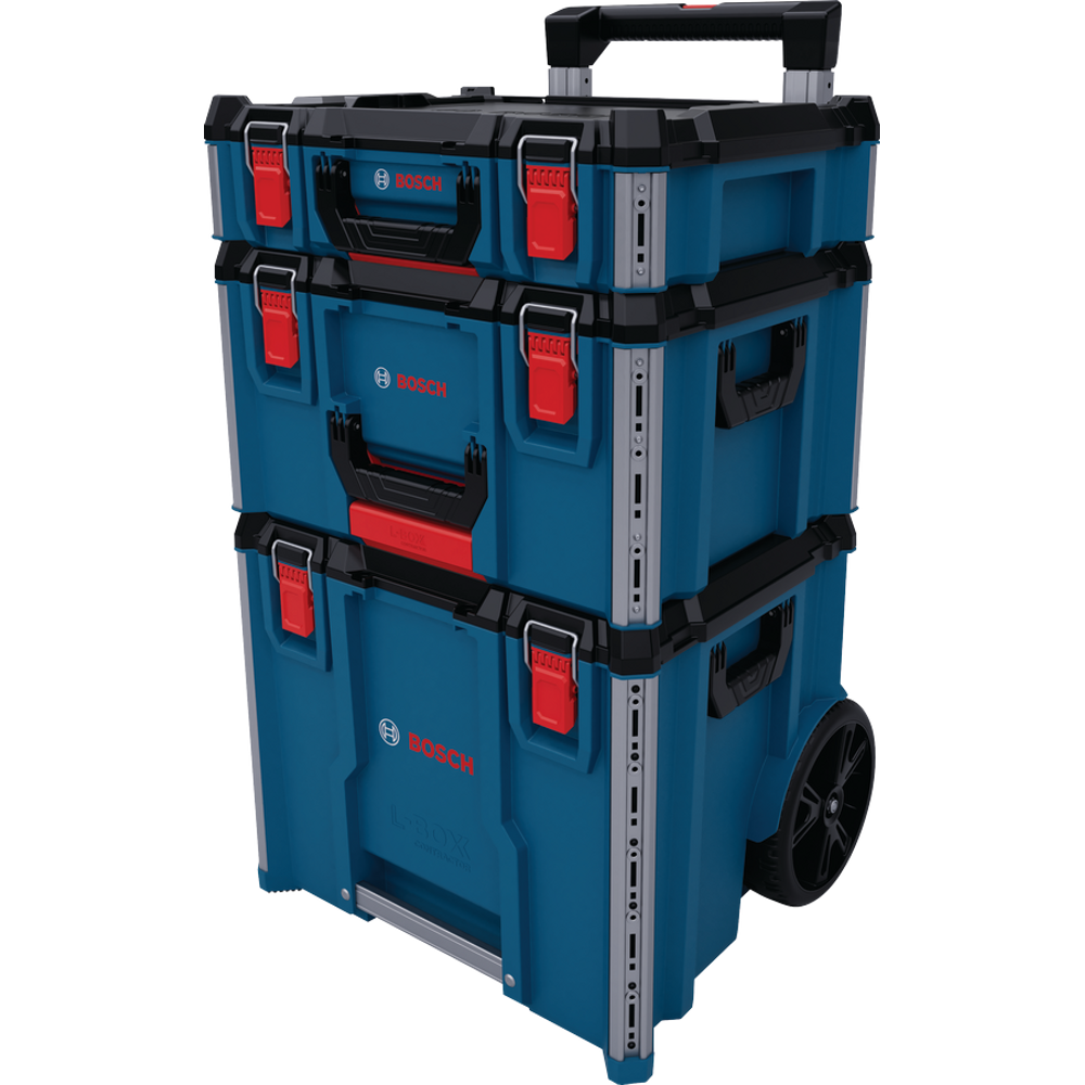 Bosch L-BOXX Contractor Set 3 Wheeled Tool Case System (476 + 322 + 170)