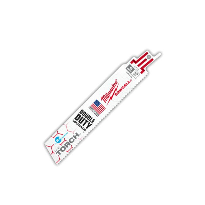 MILWAUKEE 48-00-5787 , 9" (230mm) 14TPI TORCH Bi-Metal Sawzall Blade for Medium Metal (5pcs)
