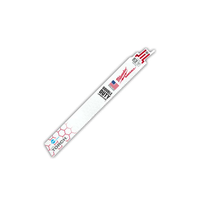 MILWAUKEE 48-00-5787 , 9" (230mm) 14TPI TORCH Bi-Metal Sawzall Blade for Medium Metal (5pcs)