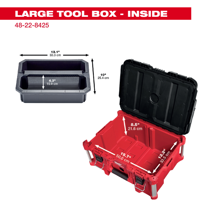 MILWAUKEE 48-22-8425 , PACKOUT™ Large Tool Box