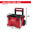 MILWAUKEE 48-22-8426 , PACKOUT™ Rolling Tool Box