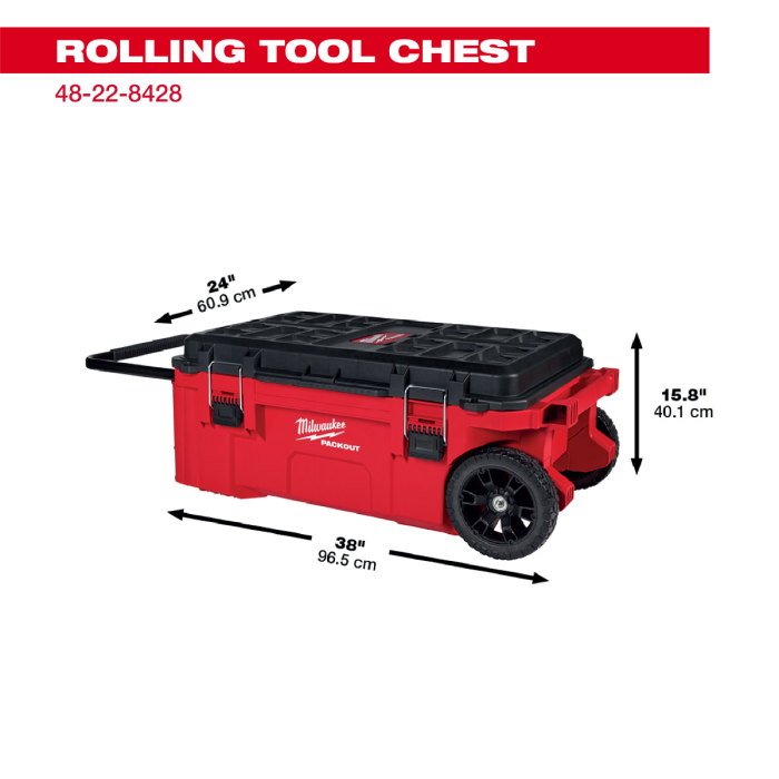 MILWAUKEE 48-22-8428 , PACKOUT™ Rolling Tool Chest