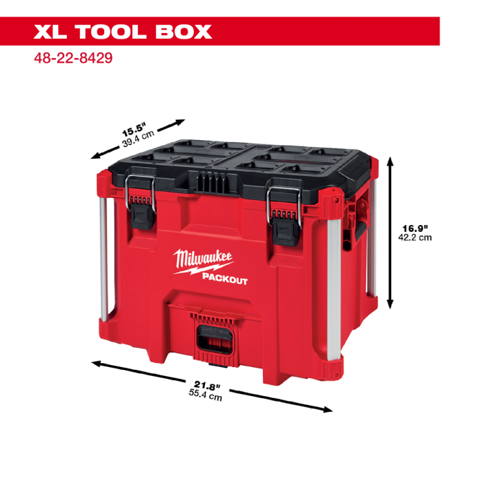 MILWAUKEE 48-22-8429 , PACKOUT™ XL Tool Box