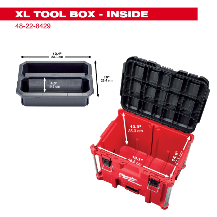 MILWAUKEE 48-22-8429 , PACKOUT™ XL Tool Box