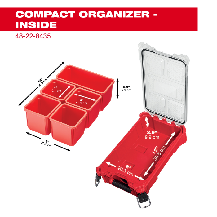 MILWAUKEE 48-22-8435 , PACKOUT™ Compact Organiser