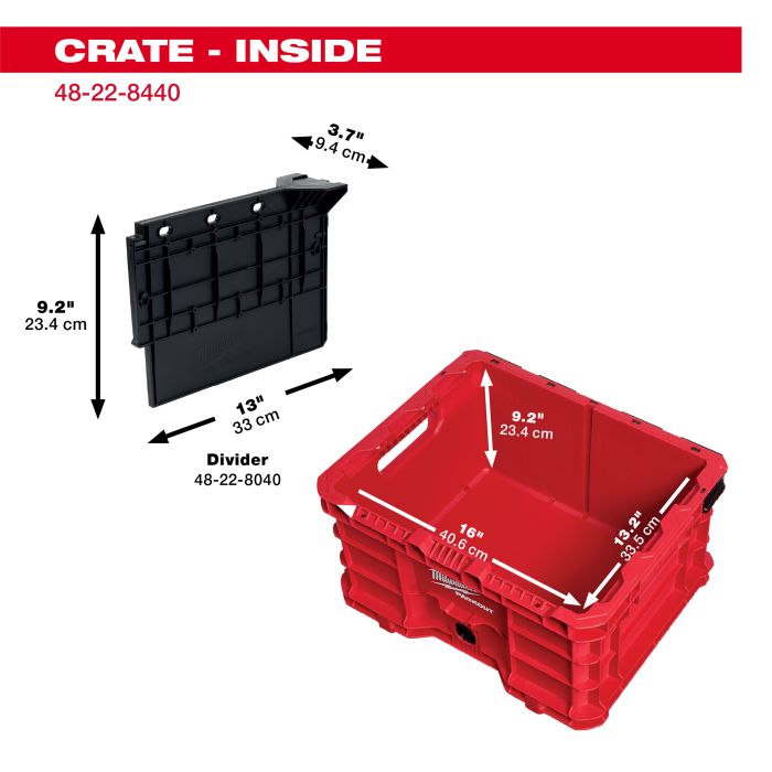 MILWAUKEE 48-22-8440 , PACKOUT™ Crate