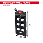 MILWAUKEE 48-22-8486 , PACKOUT™ Compact Wall Plate