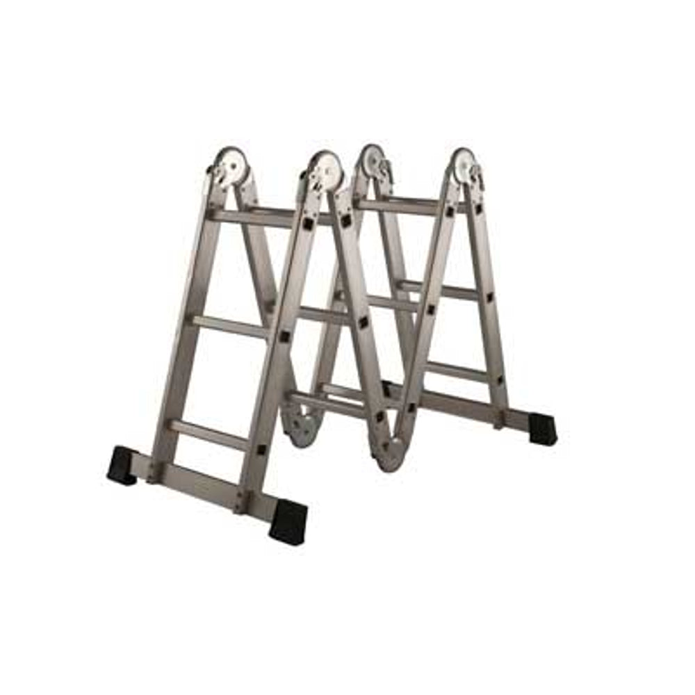 Golden Eagle Aluminium Multi-Fold Ladder, 8ft (2 Steps x 4 Fold) Main image