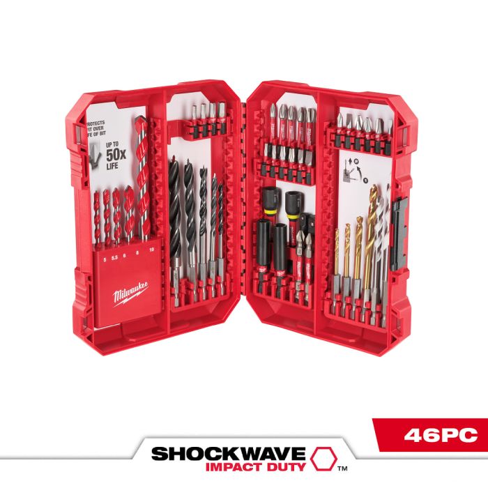 MILWAUKEE 48-32-5148,  SHOCKWAVE™ Impact Duty Drill & Driver Bit Set (46pcs)